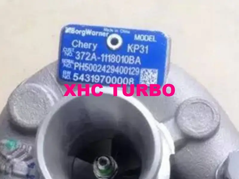 NEW GENUINE BorgWarners KP31 372A-1118010BA 54319700008 Turbo Turbocharger for CHERY KARRY Youyou Minivan SQR372A 1.0T 46KW