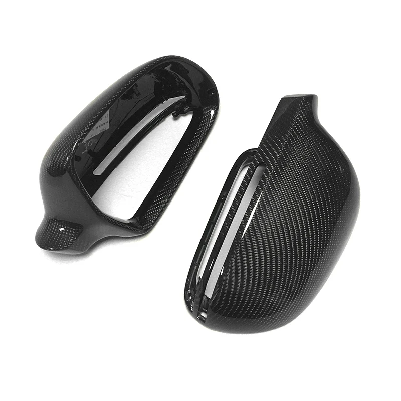 Pair Carbon Fiber Mirror Cover for Audi A3 A4 B8 2015 Rearview Side Mirror Caps for S Line RS3 A5 A6 RS6 S8 Mirror Replacement