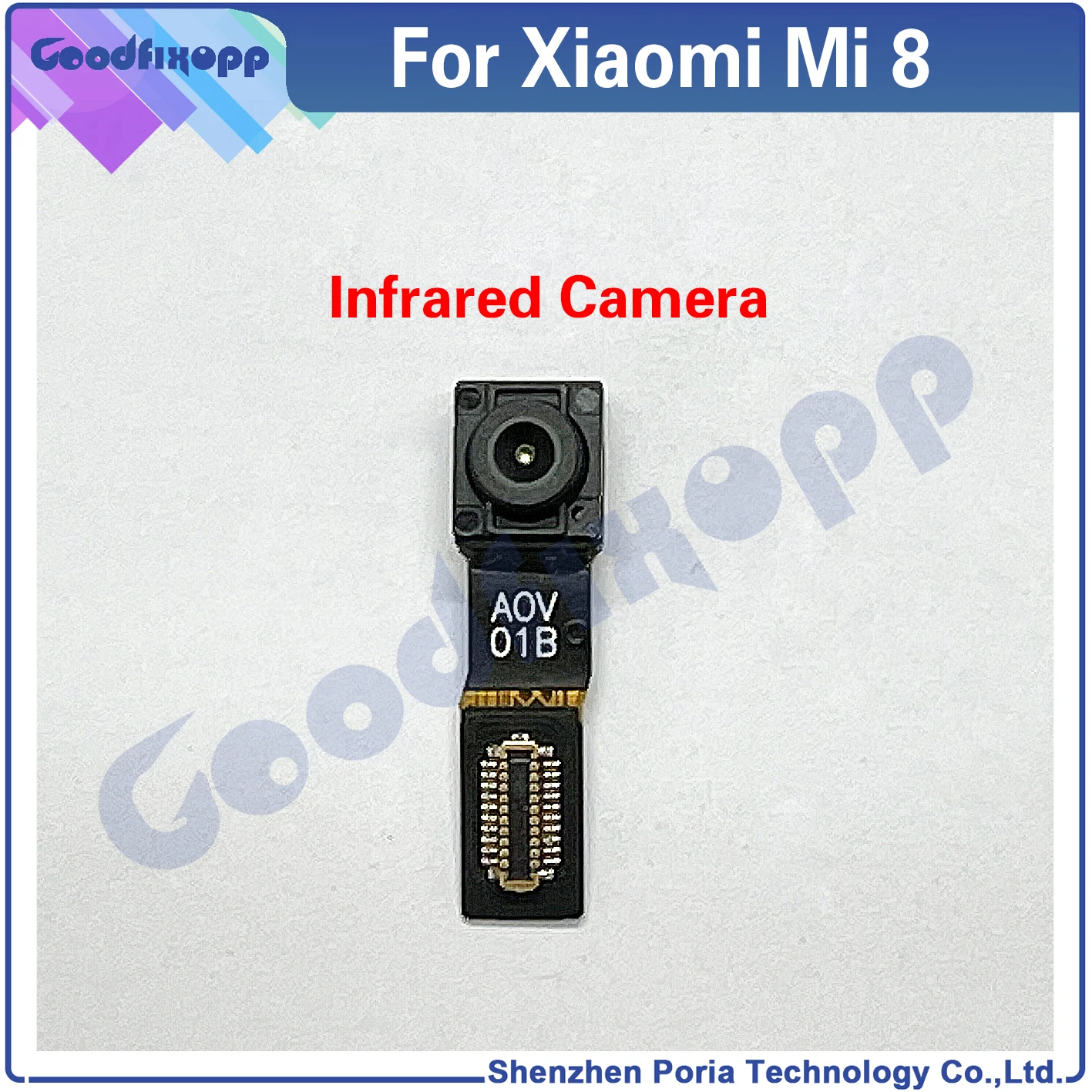 100%Tested High Qual For Xiaomi Mi 8 Mi8 M1803E1A Phone Camera Modules Back Camera Front Camera Big small Camera Infrared Camera