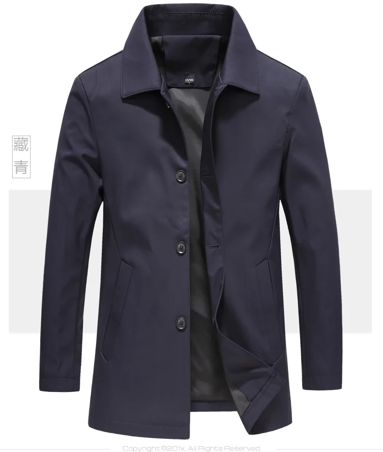 2026 new arrival spring fashion coat men high quality trench coat men,autumn men's casual jackets size M-4XL