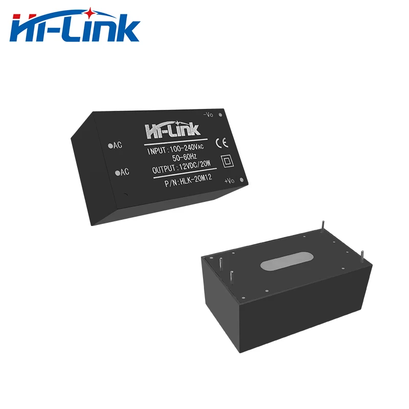 

Free Ship 10pcs/lot Manufacturer of HLK-20M12 Hi Link 220V to 12V 1666mA Power adapter