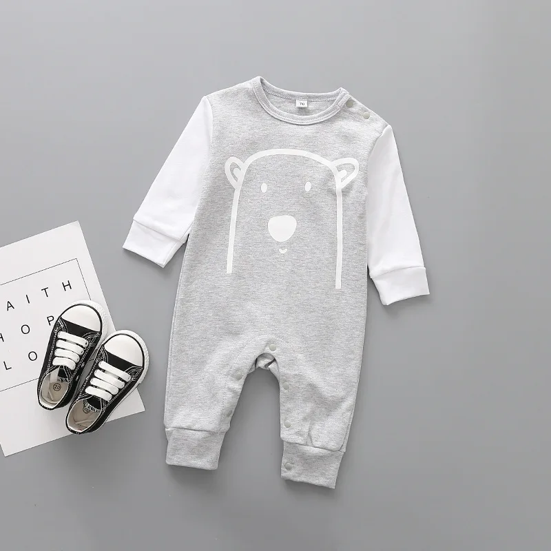 Vêtements d\'automne et d\'hiver pour bébés garçons et filles, barboteuses pour nouveau-nés, combinaison de Noël, costume de bébé de 0 à 2 ans