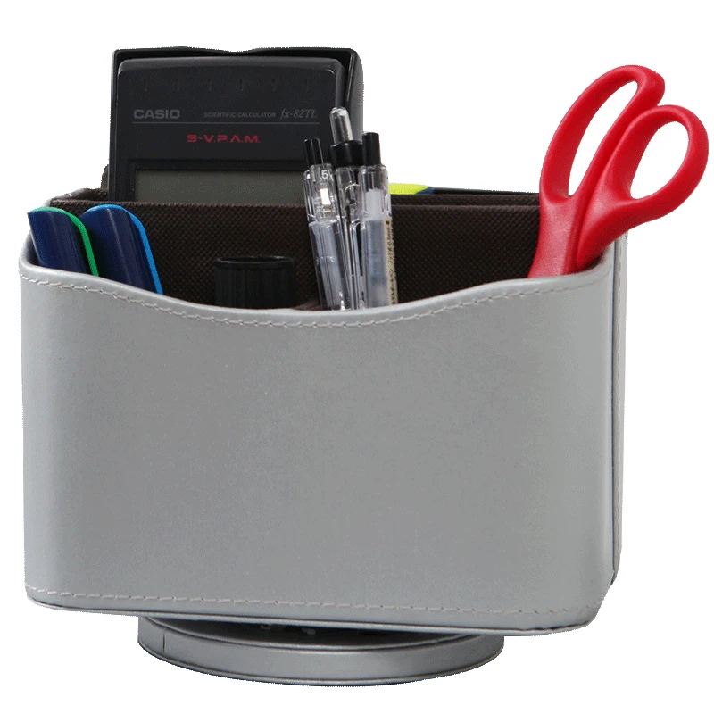 

European - Style Rotary Desktop Cosmetics Remote Control Storage Box