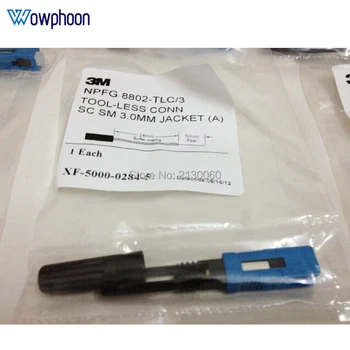 Fiber Optic Fast Connector, Fiber Optic Cold Connector, Customized, SC, UPC, FTTH, NPFG, 8802-TLC, 3M, 100Pcs