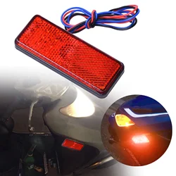 Motorcycle LED Brake Light Rear Light Brake LED Reflector Motorbike Stop Light Moto Tail Light 12V Motorcycle Signal Lamp Motor