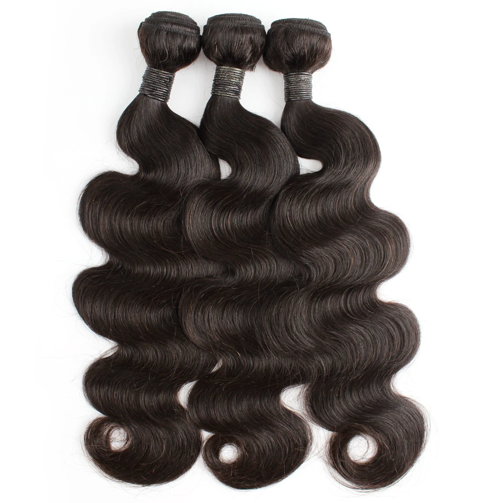 

KISSHAIR 12-28 inch Virgin Indian Human Hair Bundles Body Bave Remy Unprocessed Cuticle Aligned Raw Hair Extension