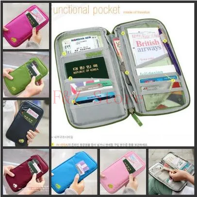 by dhl or ems Creative Multi Function Travel Bags Organization Large Capacity Convenient For Document Passport Bank Card Storage