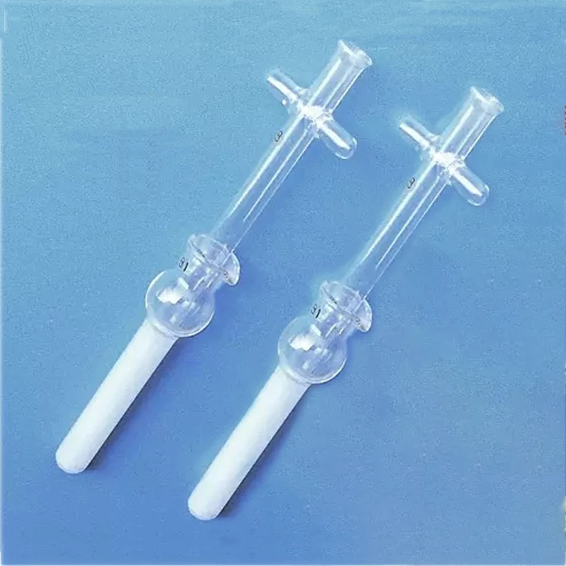 2ML Borosilicate Lab Glass Tissue Grinder Homogenizer Pour Spout Cross Handle