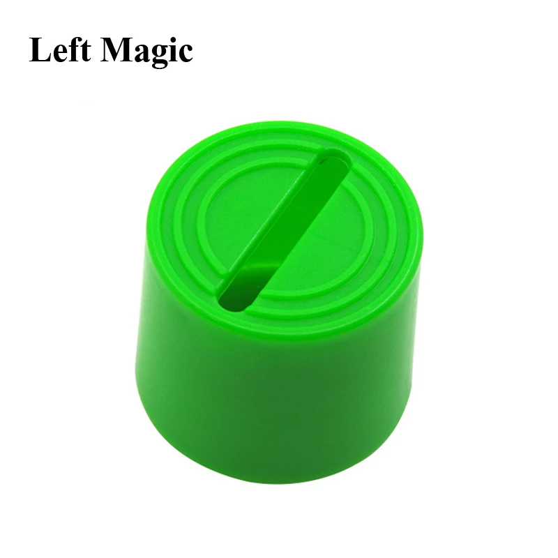 Incredible Coin Vanisher Bank Magic Tricks Coin  Disappearing Penetration Magic Tube  Props Children Puzzle Toy Illusions Mental