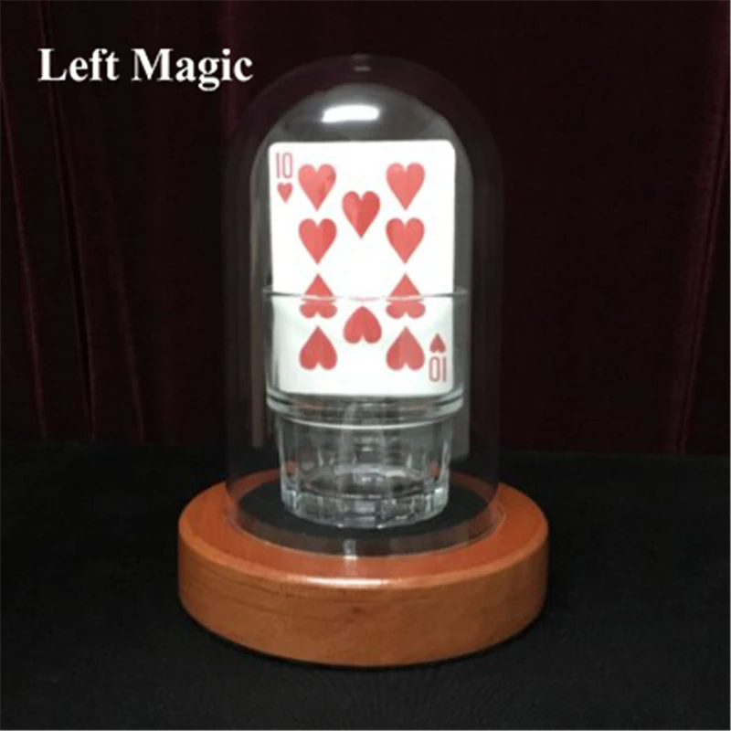 Horizontal Card Rise Chose the Selected Card Magic Tricks For Magician Stage Illusion Gimmick Props Comedy Mentalism