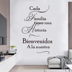 Spanish House quote wall stickers for home decoration vinyl engraving decal art poster for home decoration sz-061