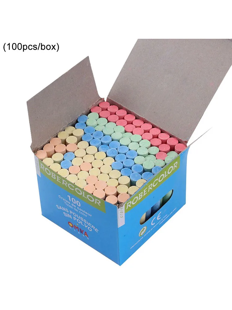 Juego de calzas de calle de 6 colores brillantes, no tóxicas, lavables, hexagonales, sin polvo, para patio de juegos, 12 unidades