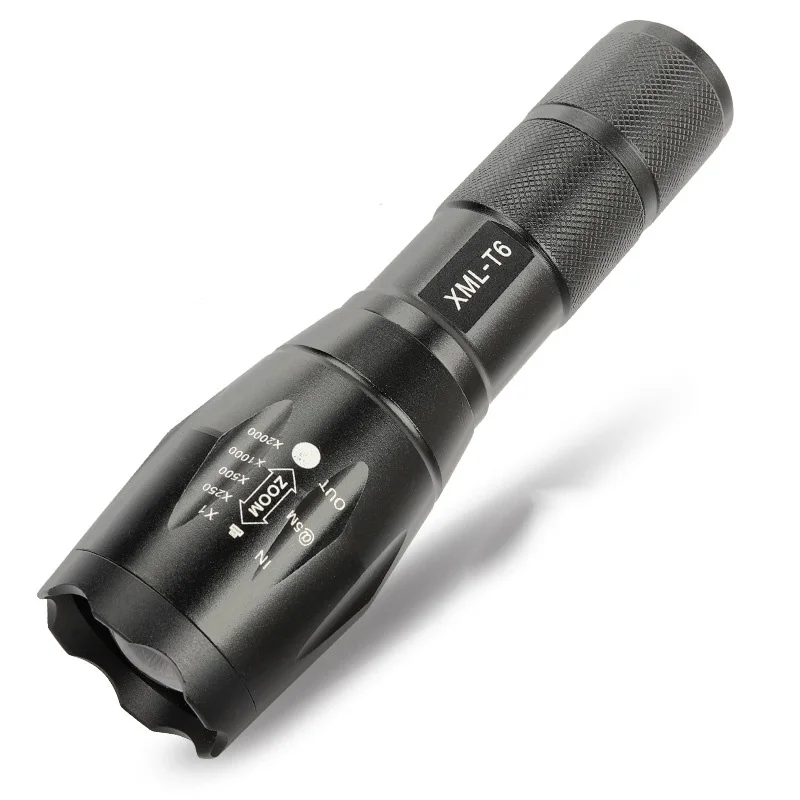 LED Rechargeable Flashlight XML T6 L2 linterna torch 4000 lumens 18650 Battery Outdoor Camping Powerful Led Flashlight