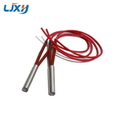 LJXH 2PCS 6mm 30~70mm SUS Electric Heating Pipe Cartridge Heaters 110V/220V/380V Tubular Rod 50W/80W/90W/100W Resistance Element