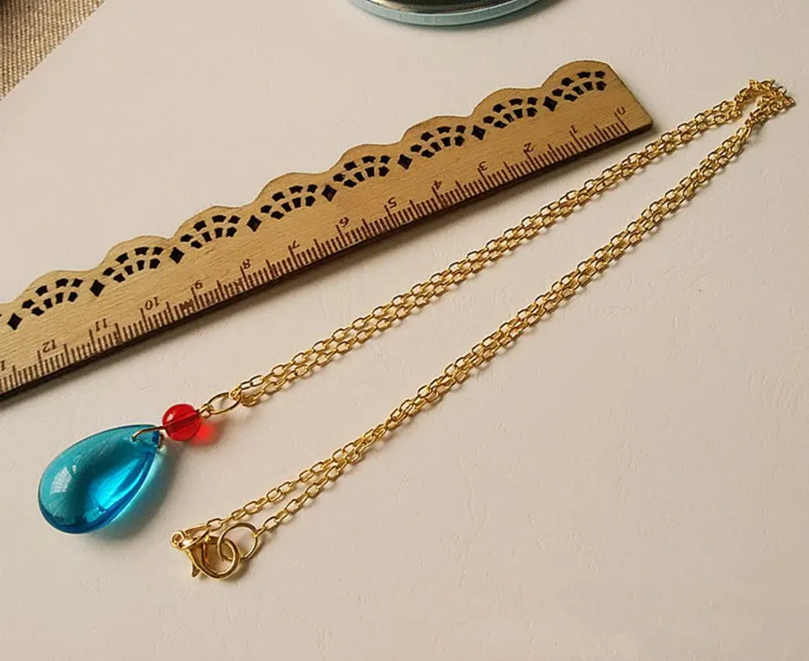 Anime Howl's Moving Castle Howl Cosplay Costumes Necklace Earring Ring Handmade