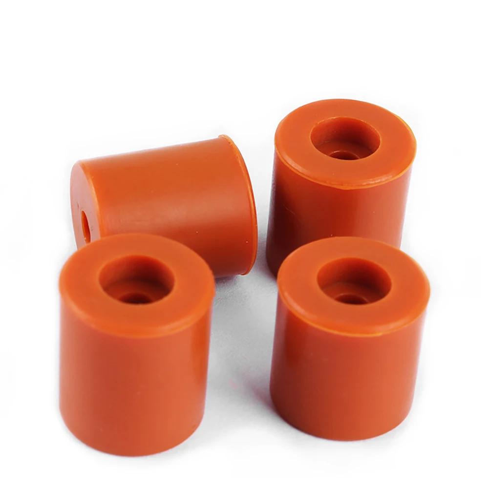 4 Cái/bộ Silicon Cách Nhiệt Thảm Nỉ Chống Nóng Táp Lô Bộ Đệm Ống Đơn Vị Cho 3D In Ender 2 3