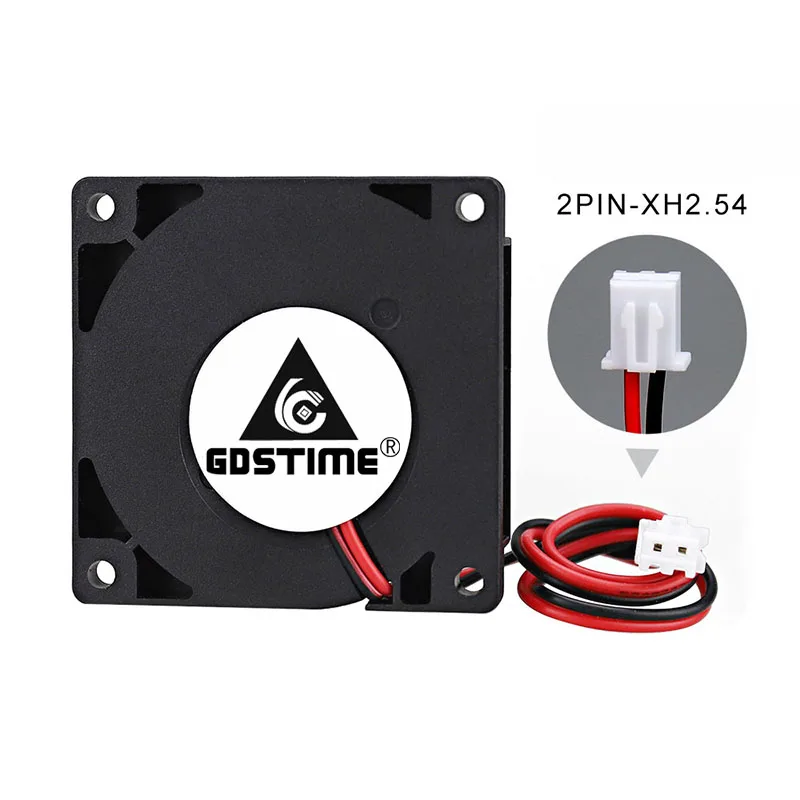 1Pcs Gdstime DC 5V 12V 24V Fan 45mm 45mmx45mmx10mm 3D Printer Cooling Fan 4.5cm 4510 Micro Radial Turbo Blower Fan