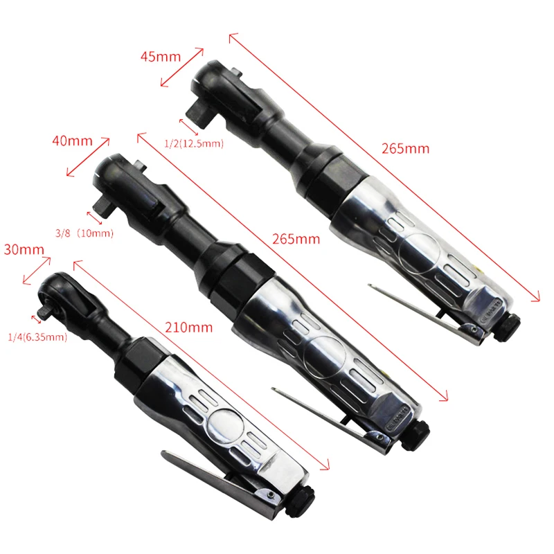 1/4 3/8 1/2 Inch Pneumatic/Air Ratchet Wrench Tools Mini Ratchet Wrench Pneumatic Tools Spanners Air Tools With Japan Connector