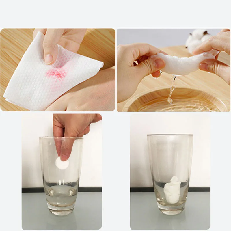 Mini Compressed Towel Disposable Capsules Towel Face Care Tablet Outdoor Travel Cloth Wipes Paper Tissue Mask