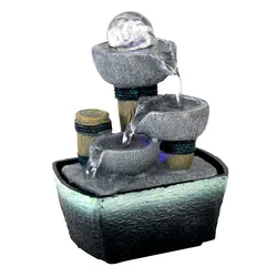 Automatic Drinker for Cats 3-Story Fountain Decor, Waterfall, Desktop, Indoor, Pet Water Pump, Landscape Decoration