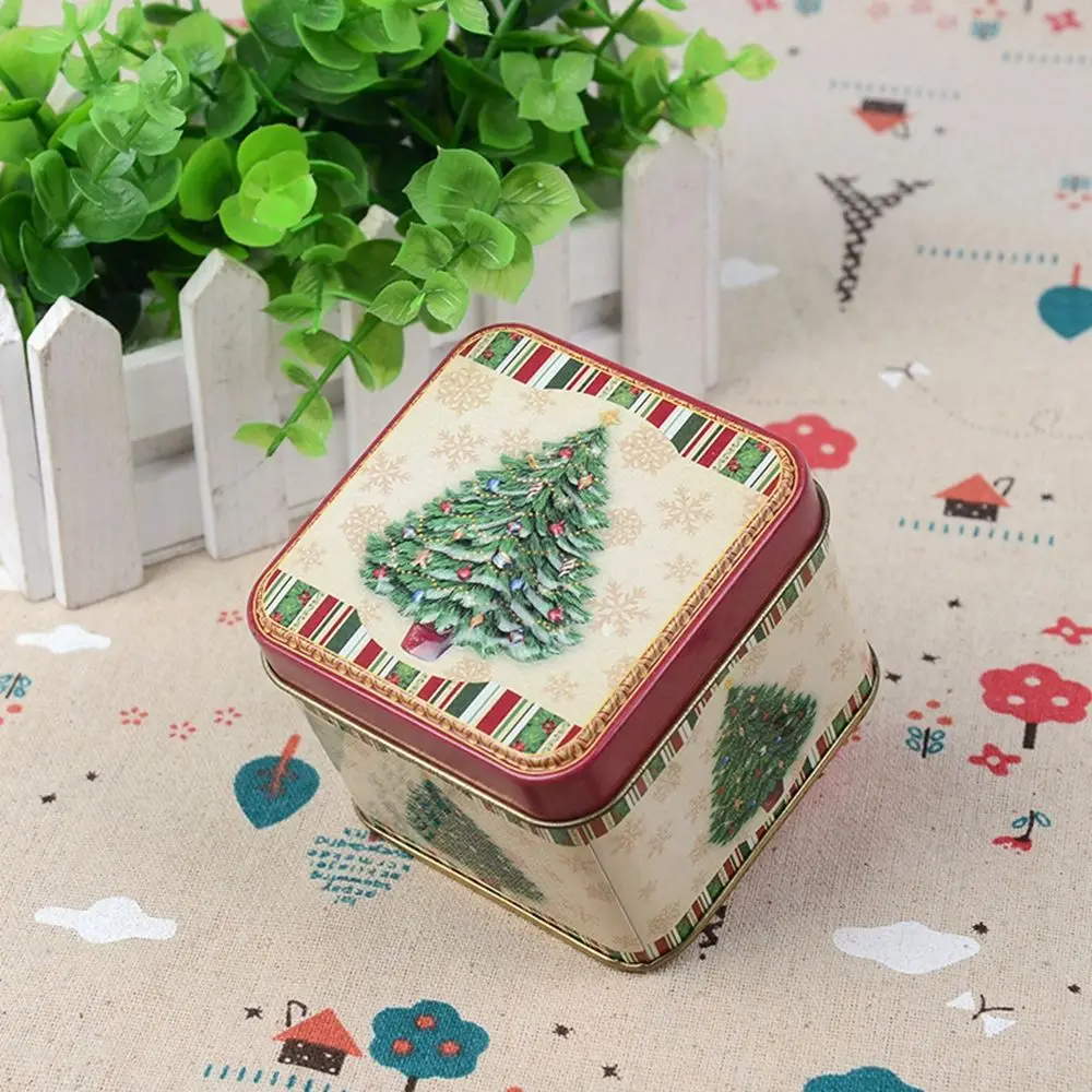 

Santa Claus Candy Jar Christmas Ornaments Ornaments Tin Box Candy Box Storage Box Christmas Decorations Christmas Supplies