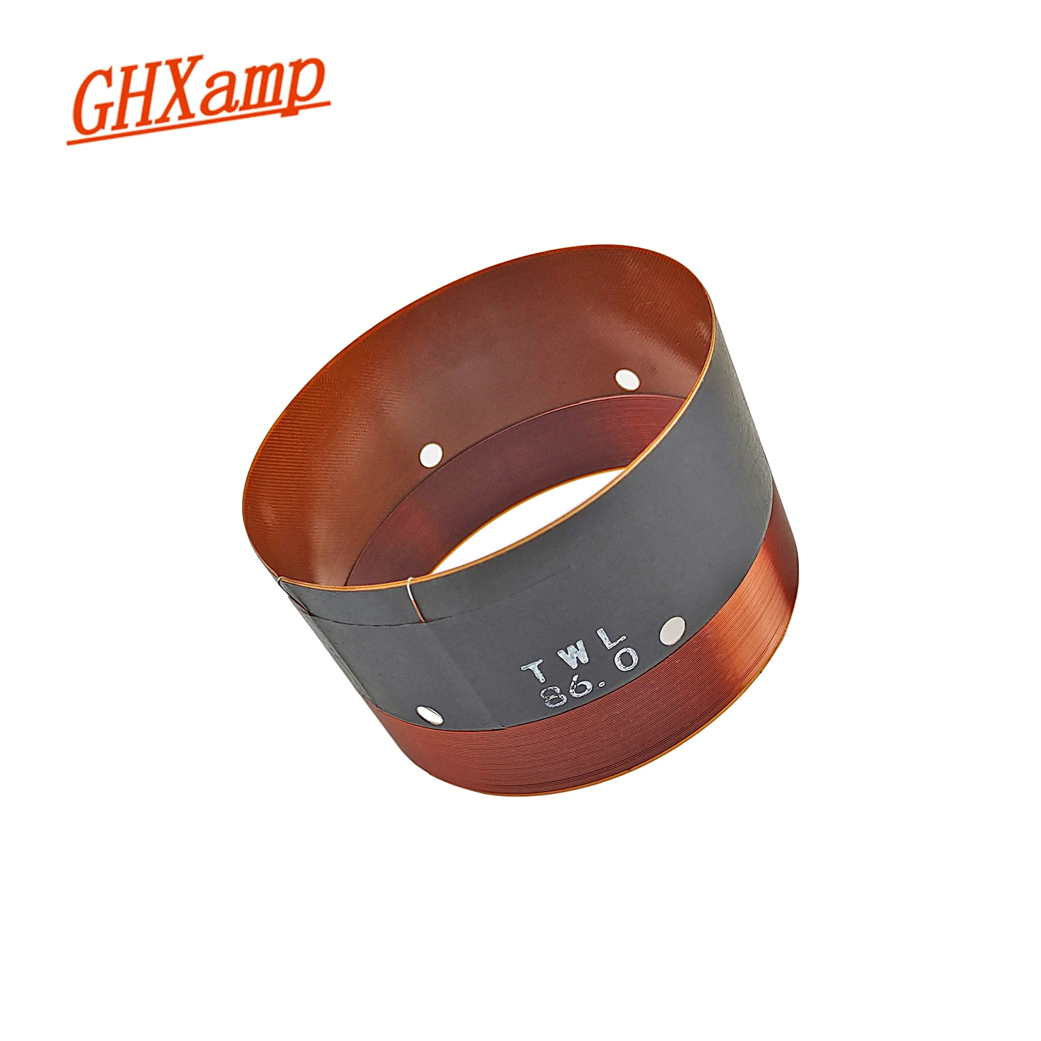 

Катушка басового динамика 86 мм, импортная рама из стекловолокна, мощная обмотка из чистой меди, 86-ядерная звуковая катушка динамика, 1 шт.