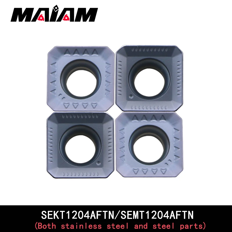 Sekt Semt Insere Sekt1204 Semt1204 Sekt1204aftn Semt1204afsn Insere Carboneto Cnc Fresa Inserção de Aço Inoxidável