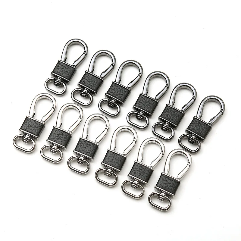 Neuer Schlüsselanhänger aus Leder, modischer Charm, Metall-Schlüsselring, Partygeschenk, Schlüsselanhänger, Schnalle, Schmuck, Großhandel – Detail 7