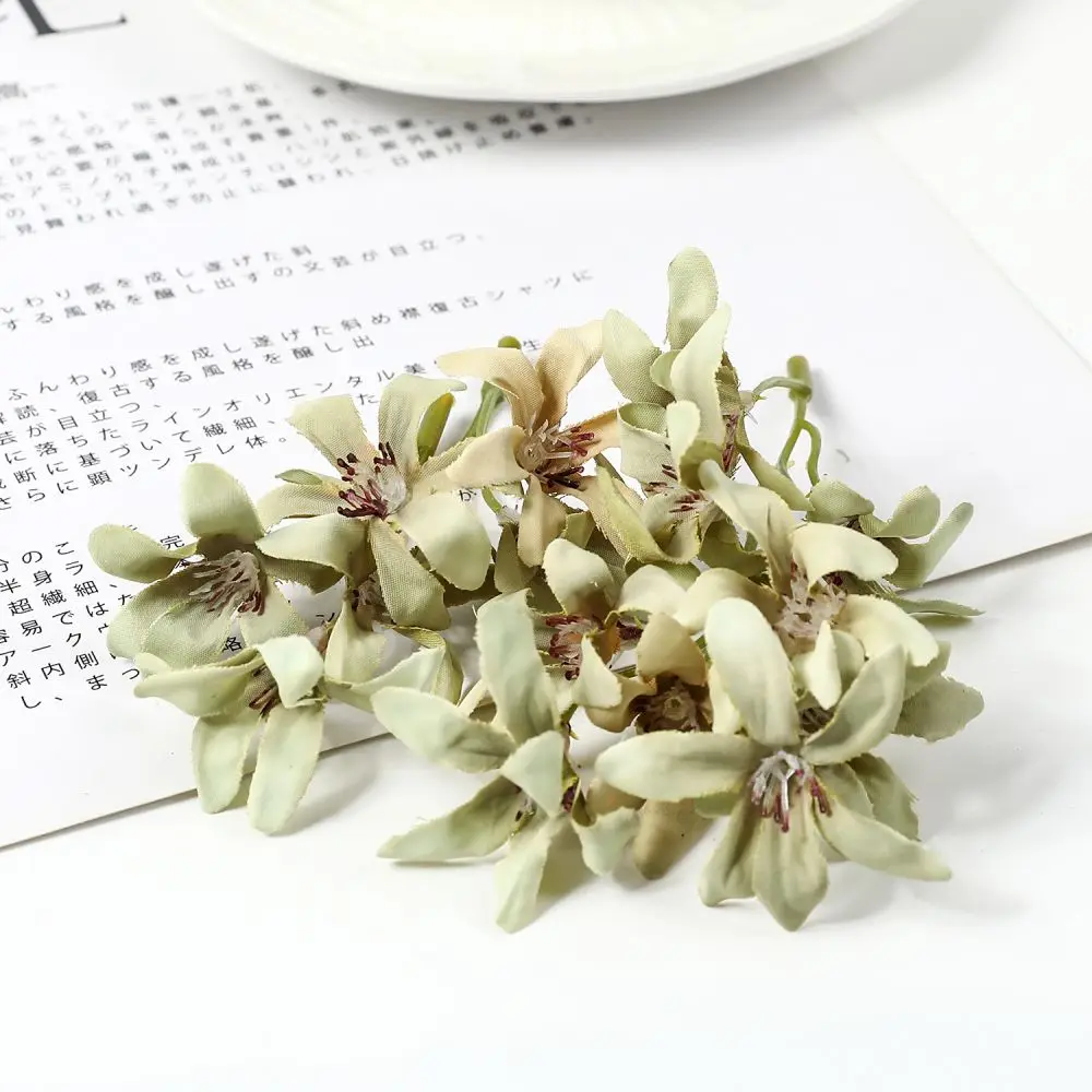 20PCs Seide Künstliche Orchidee Blumen Kopf Gefälschte Blumen Für Home Zimmer Hochzeit Dekoration DIY Vasen Girlande Geschenke Zubehör – Detail 14