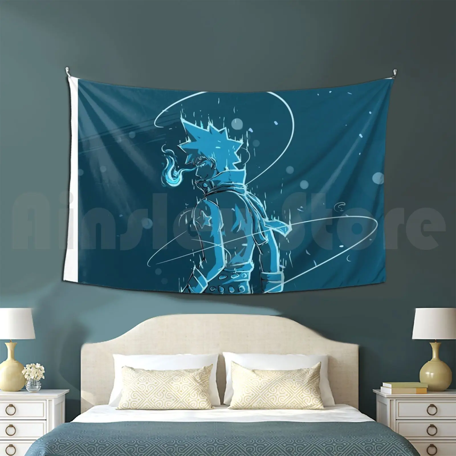 Color Of Your Soul Tapestry Background Wall Hanging Black Star Soul Eater