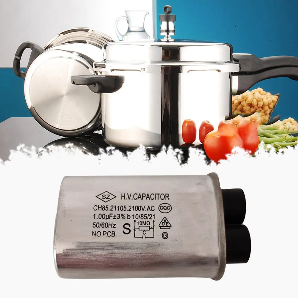 Ch85 Hoogspanning Magnetron Condensator 1.00Uf Hoogspanningscondensator Boost Filter Condensator Aluminium Shell