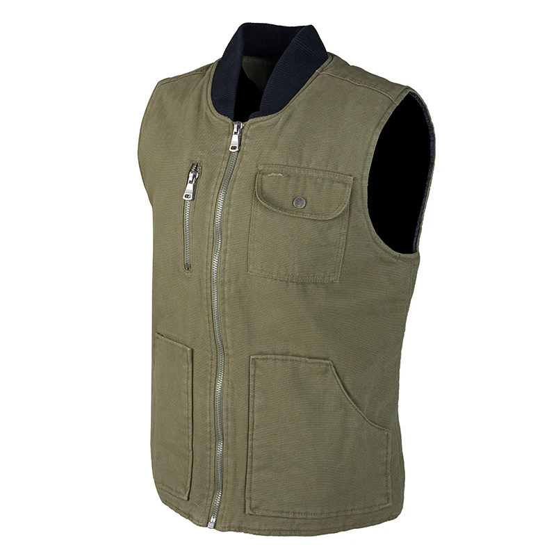 

2023 vest men winter sleeveless jacket casual work puffer vest photography utility streetwear cargo plus size motorcycle for men