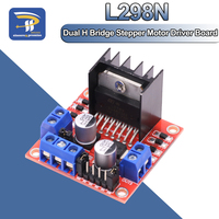 L298N Module Dual H Bridge Stepper Motor Driver Board Modules 2A 25W L298 Controller Board for Arduino Smart Car DIY Kit