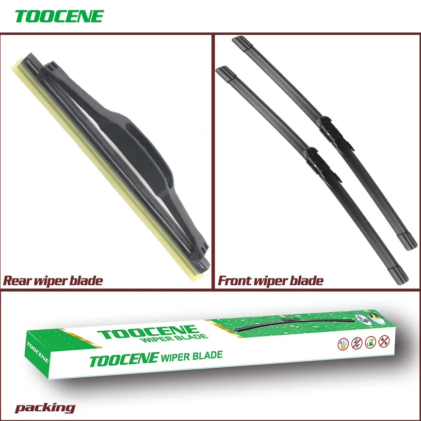 

Front And Rear Wiper Blades For Citroen C4 Coupe 2004-2010 Rubber Windscreen Windshield Wipers Car Accessories 28+24+7