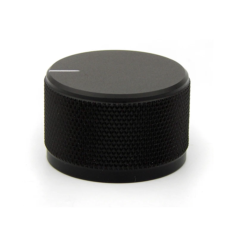 Perilla de aluminio para amplificador de volumen, potenciómetro de Audio HIFI, diámetro de mango de 35mm y altura de 22mm, 1 unidad