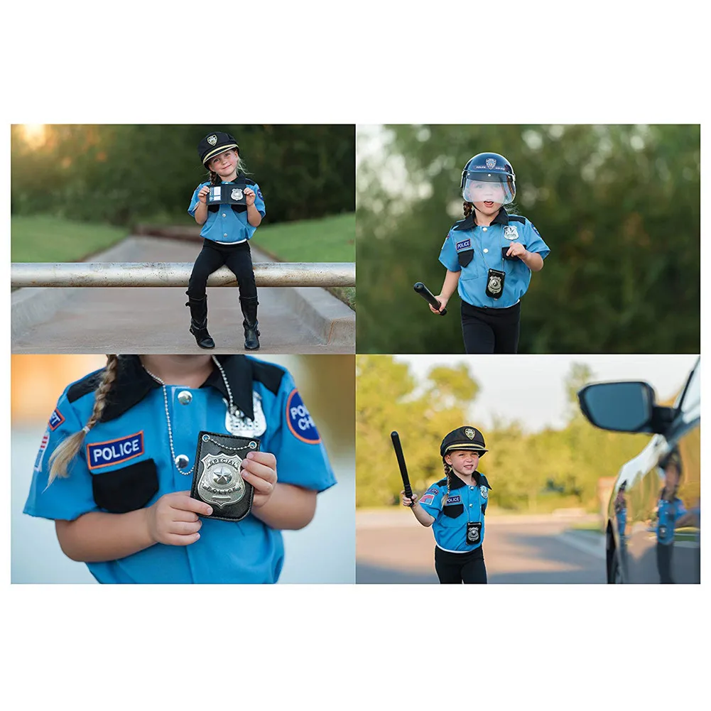 Jouets pour enfants, badge spécial police américaine avec clip de ceinture JOand, pour garçons et filles