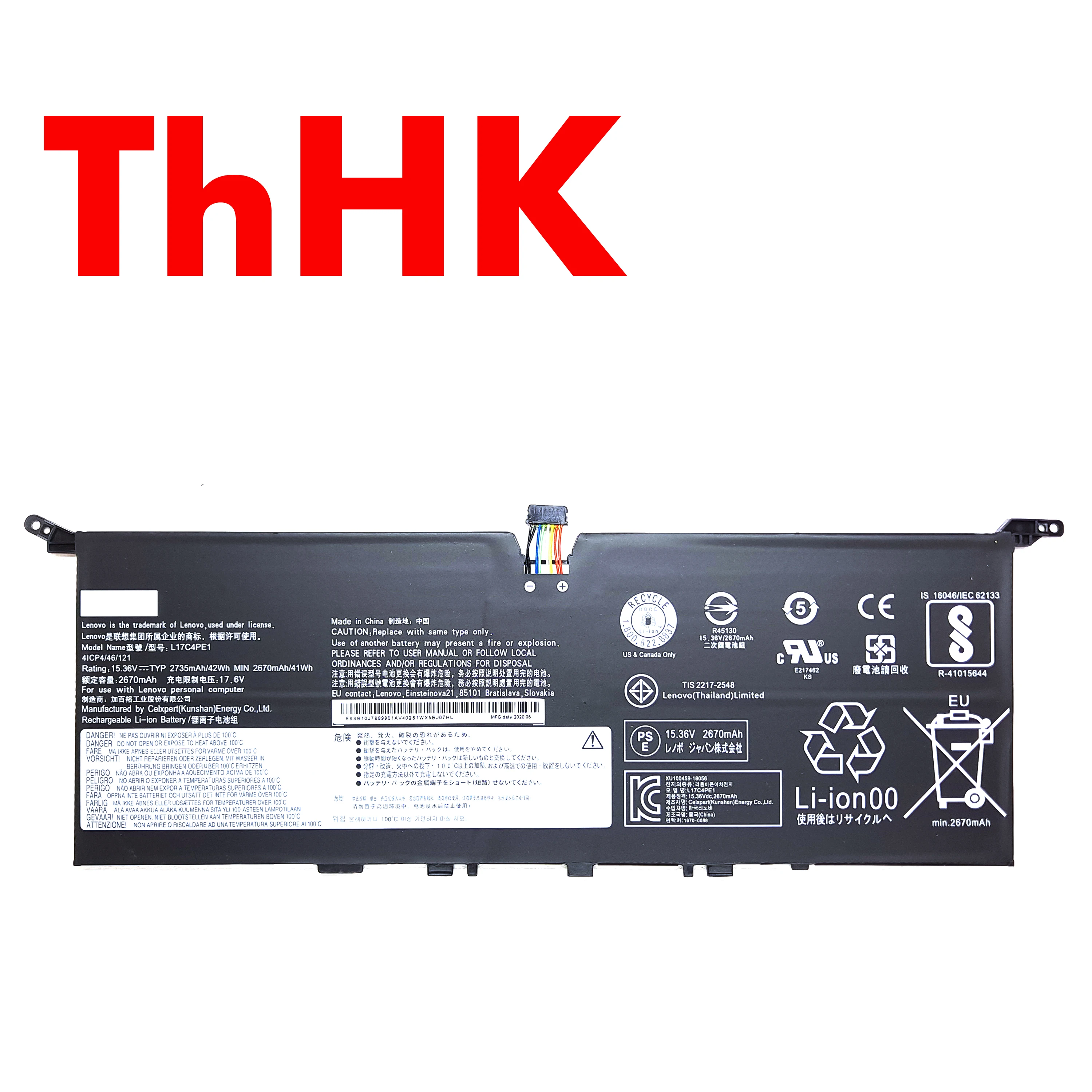Genuine Original 42Wh L17C4PE1 L17M4PE1 Laptop Battery For LENOVO YOGA S730-13 S730-13IWL (81J0) IdeaPad 730S 13 730S-13IWL