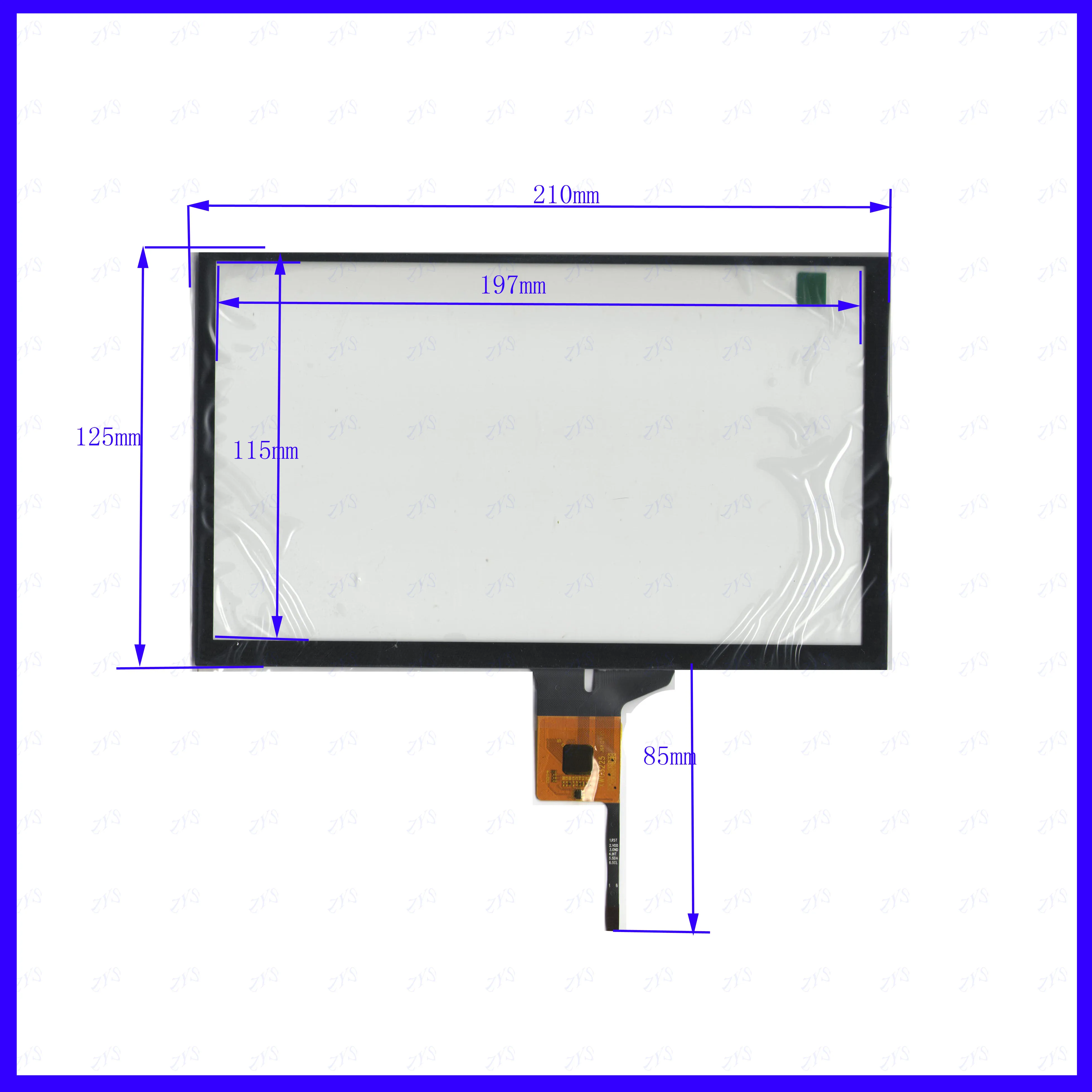 

ZhiYuSun XWC3225 NEW 210mm*125mm Touch sensor panel use GPS DVD overlay kit Resolution 210*125 XWC 3225