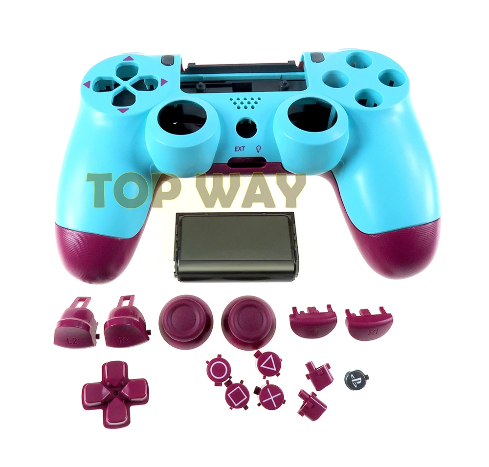 1 ชุดคุณภาพสูงกรณีเชลล์สําหรับ PS4 รุ่น 5.0 SHELL Controller เปลี่ยนจอยสติ๊ก JDS-050 JDS 050 055 JDM050