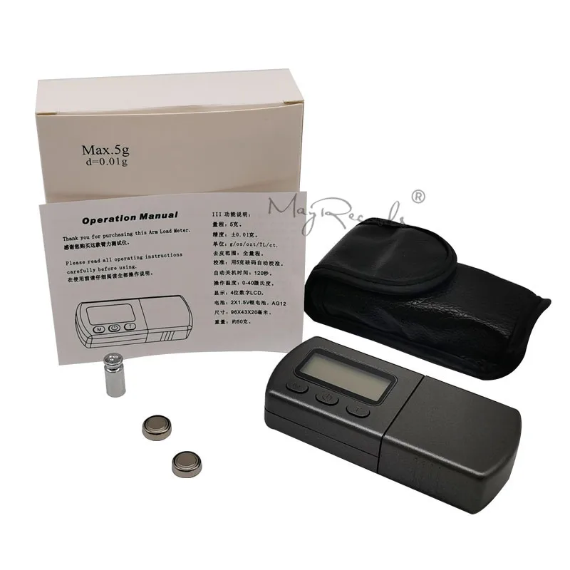 LCD الرقمية القرص الدوار القلم قوة مقياس متر قياس الخلفية تتبع عالية الدقة ل LP الدوار إبرة وزنها الدقة