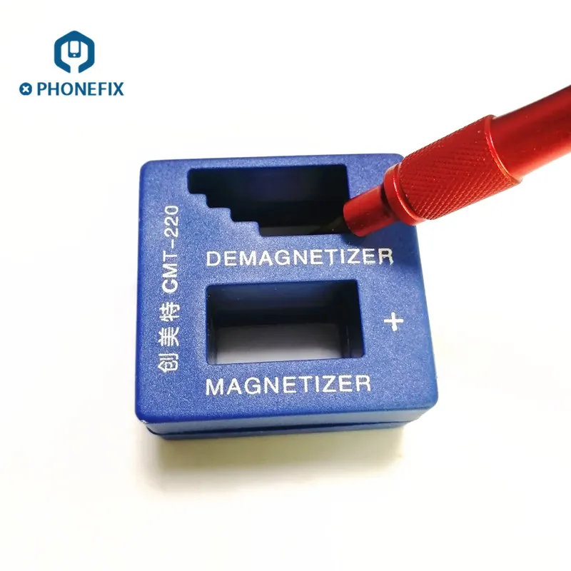 Nuovo CMT-220 cacciavite magnetico Pick UP strumento arancione blu magnetizzatore smagnetizzatore per cacciavite punte punte piccoli strumenti