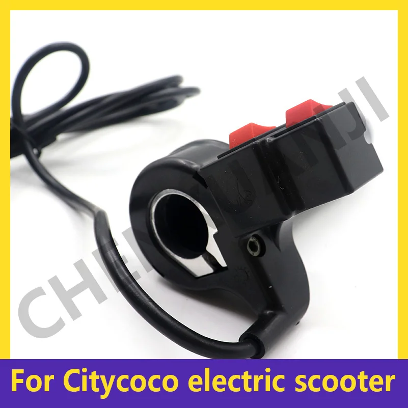 Citycoco Throttle Handle 60V Universal With Variable speed control wire For Chinese Halei Electric Scooter