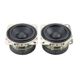 2PCS GHXAMP 2.5 Inch 66mm Full Range Speakers 8ohm 10W DIY Paper Basin rubber edge For PLOK Audio