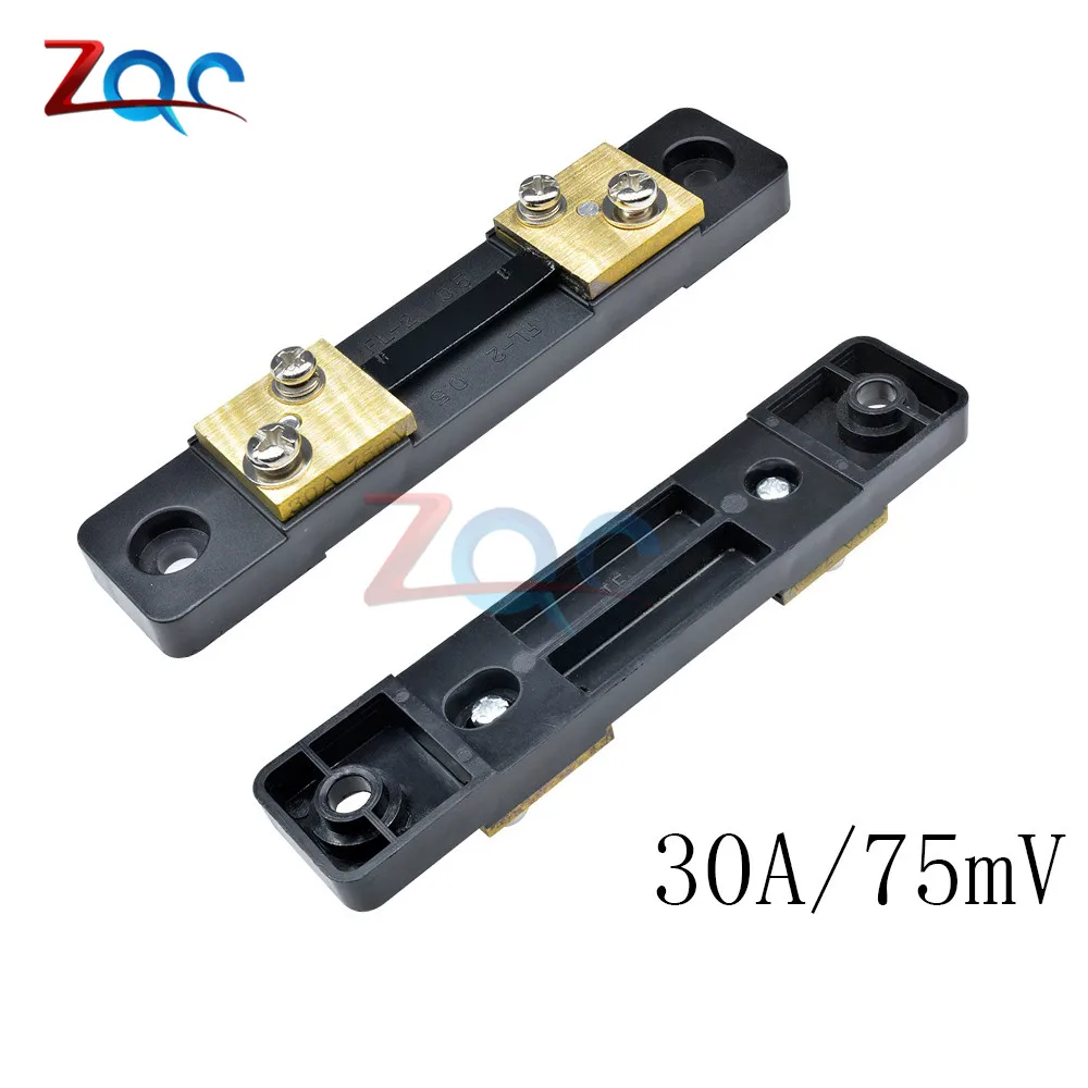 Bên ngoài Shunt FL-2 200A 100A 50A 30A 20A 10A / 75mV Hiện Nay Đồng Hồ Đo Điện Trở Shunt cho Ampe Kế Vôn Kế Wattmeter Đa-Đồng hồ đo