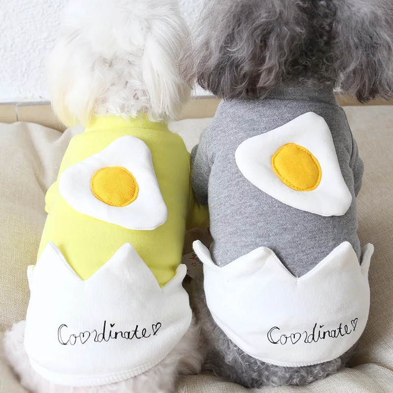 

Egg Dog Waistcoat Thick Hoodies Coats Shirt Cotton Pet Dog Clothes Winter Warm Clothing For Dogs Cat Puppy Maltese Teddy