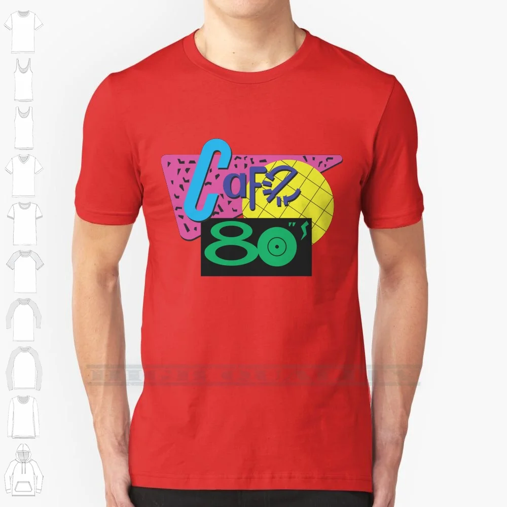 Back To The Cafe 80's 100% Cotton T Shirt 80s Movies 1980s Vintage Logo Vintage Diner Vintage Cafe Cafe 80s Time Traveler Marty