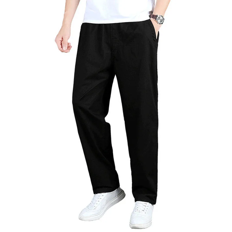 Pantalones Cargo para hombre, pantalón táctico informal, de talla grande 6XL, prendas de vestir, ropa de calle, pantalón largo recto del ejército, ropa QQ145