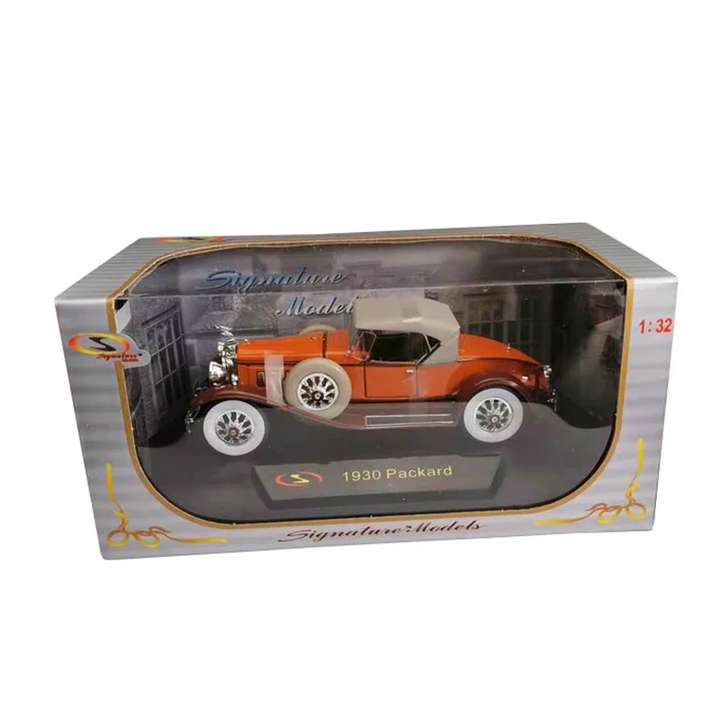 1:32 Simulation  American Luxury Cars 1930 Packard Retro Classic Car Model Metal Die-Cast Toy Alloy Vehicle Collection Display