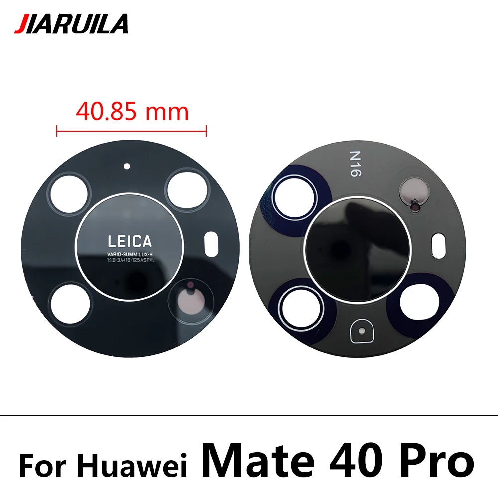 5 sztuk, szklany obiektyw tylnego aparatu do Huawei Mate 30 10 Lite Mate 20 40 50 8 Pro 20X 9 z naklejką Części zamienne