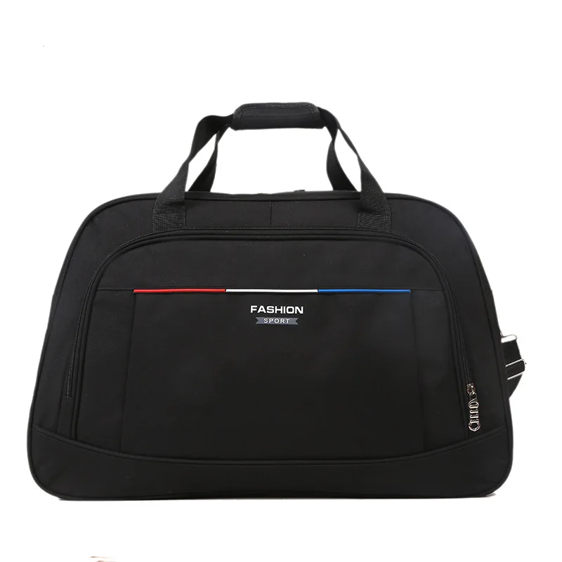 Saco de viagem de náilon escalável oxford messenger bolsa de ombro seco e molhado separação sacos de viagem para mulher